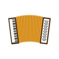 Cute accordion isolated icon Royalty Free Stock Photo