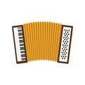 Cute accordion isolated icon