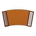 Cute accordion isolated icon