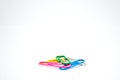 cute and adorable colorful paperclip