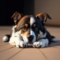 Cute and adorable little dog. Generative AI Royalty Free Stock Photo