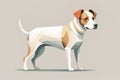 Cute and Adorable Vector illustration in flat style on solid color background. ai generative