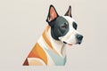 Cute and Adorable Vector illustration in flat style on solid color background. ai generative