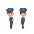 Cute and Affectionate Character Constabulary in shy and awkward