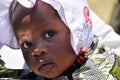 Cute african baby with adorable hat