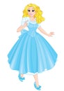 Cute Alice with blond hair Royalty Free Stock Photo