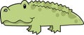 Cute Alligator Vector Illustration Royalty Free Stock Photo