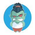 cute angry orc