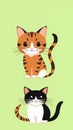 Cute animal domestic cat cat pet illustration Royalty Free Stock Photo