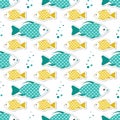 Cute animal seamless pattern Royalty Free Stock Photo