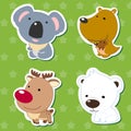 Cute animal stickers 05