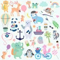 Cute animal summer travel set