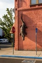 Cute animal wall decorations in Baker City, Oregon