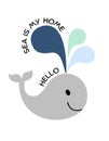 Cute animal whale kids T Shirt