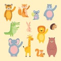 Cute animals cartoons