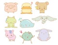 Cute Anime Creatures / Animals / Monster with expressions & features swapable