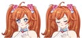 Cute anime princess icon user avatar