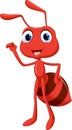 Cute ant cartoon Royalty Free Stock Photo