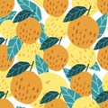 Cute apples background. Seamless pattern with apples