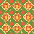 Cute apples pattern