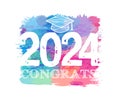 Artistic graduation banner 2024