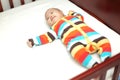 Cute Asian Baby boy sleeping Royalty Free Stock Photo