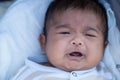 Cute asian baby crying Royalty Free Stock Photo