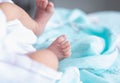 Cute asian baby newborn close up Royalty Free Stock Photo