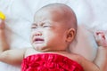 Cute asian baby newborn close up Royalty Free Stock Photo