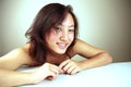 Cute Asian girl smiling Royalty Free Stock Photo