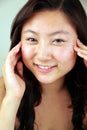 Cute Asian girl smiling Royalty Free Stock Photo