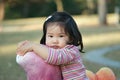 Cute Asian toddler