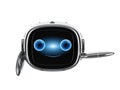 Cute assistant robot extend hand Royalty Free Stock Photo