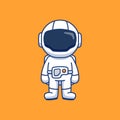 Cute Astronaut Character Concept Royalty Free Stock Photo