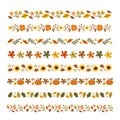 Cute Autumn Decorative Border Collection