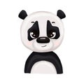 Cute baby animal portrait - panda bear.