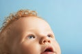 Cute Baby Boy Looking Up Royalty Free Stock Photo