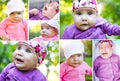 Cute baby collage