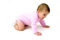 Cute Baby Crawling Royalty Free Stock Photo