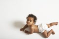 Cute Baby Crawling Royalty Free Stock Photo