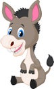 Cute baby donkey cartoon Royalty Free Stock Photo