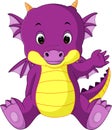 Cute baby dragon cartoon