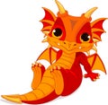 Cute baby dragon