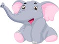 Cute baby elephant Royalty Free Stock Photo