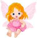 Cute Baby Fairy Royalty Free Stock Photo