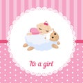 Cute Baby Girl Card