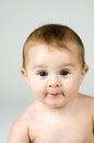 Cute Baby Girl Portrait Royalty Free Stock Photo