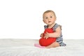 Cute baby heart pillow