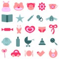 Cute baby icons