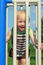 Cute Baby at Playground Royalty Free Stock Photo